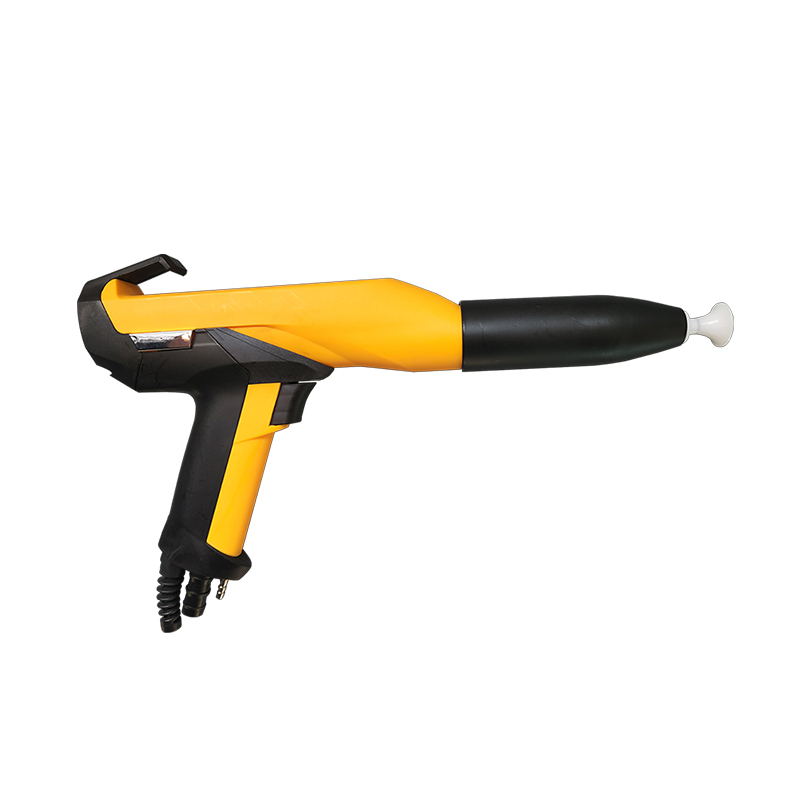 The yellow model is compatible with Gema 4th generation powder spray gun